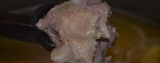 Шаг 1: шурпы из гуся