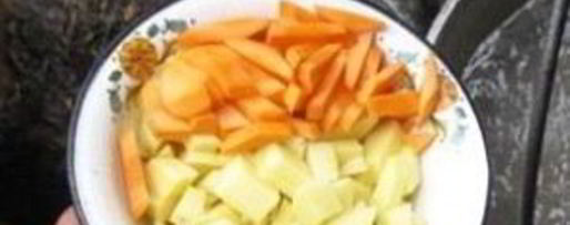 Шаг 1: шурпы из свинины на костре