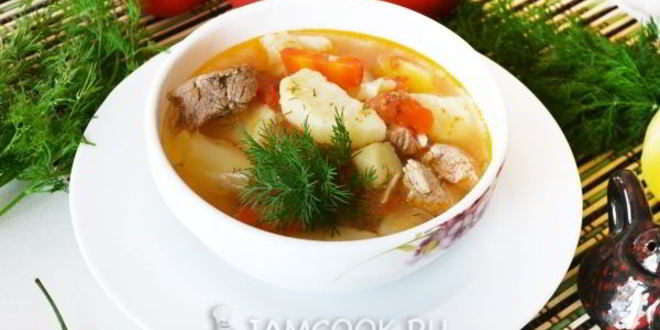 Рецепт шурпы из свинины