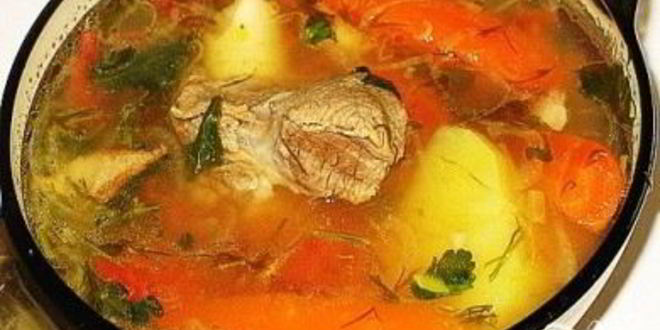 Рецепт шурпы казахской