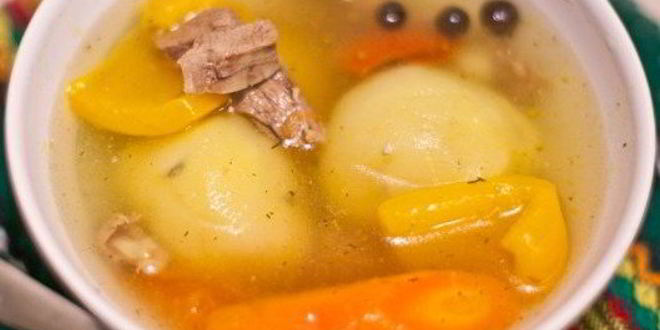 Рецепт шурпы на бараньем бульоне