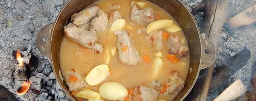 Шаг 3: шурпы на костре