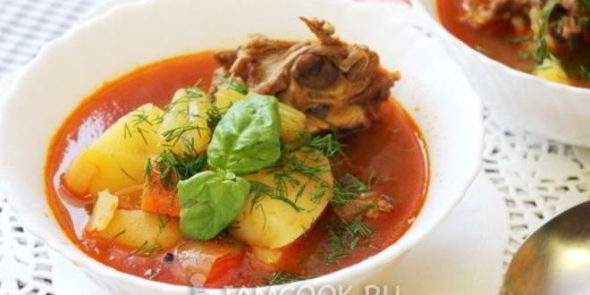 Рецепт шурпы по-узбекски