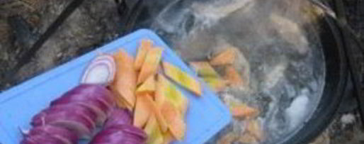 Шаг 2: шурпы с баклажанами