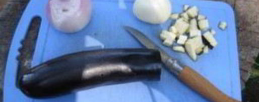 Шаг 3: шурпы с баклажанами