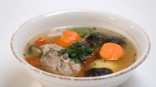 Рецепт Шурпы с баклажаном