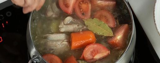 Шаг 4: шурпы с баклажаном