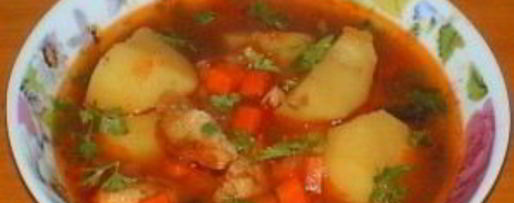 Шаг 5: шурпы со свининой