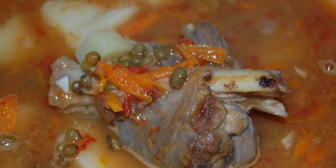 Рецепт шурпы узбекской с бараниной и машем