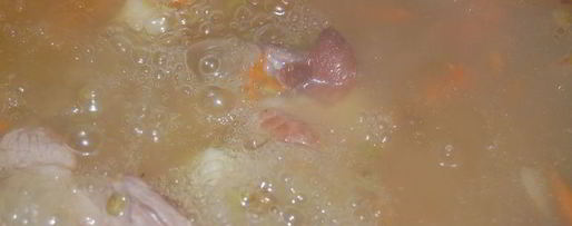 Шаг 2: шурпы узбекской с бараниной и машем