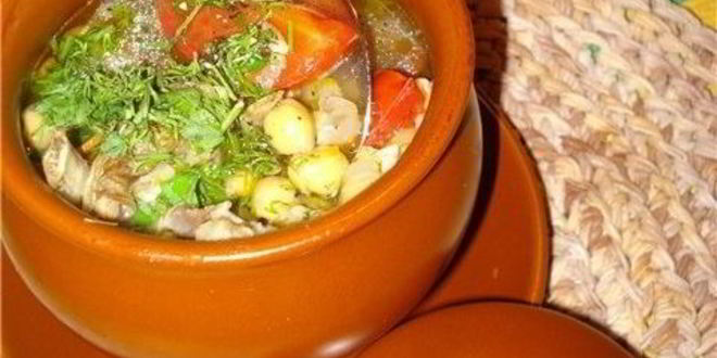 Рецепт шурпы в горшочках