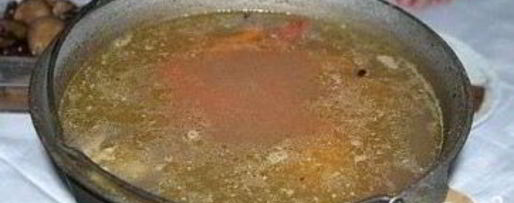 Шаг 13: шурпы в казане на костре