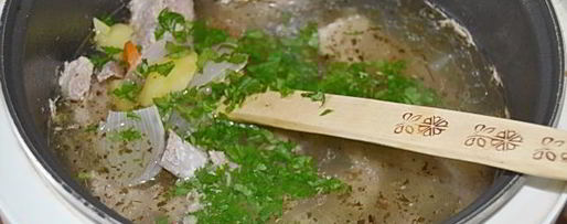 Шаг 8: шурпы в мультиварке