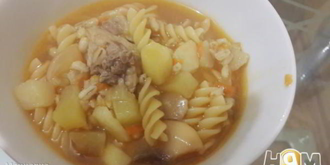Рецепт швабского супа со свининой и перловкой