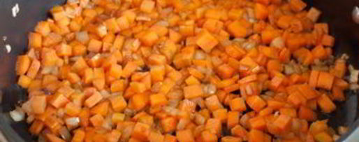 Шаг 3: сливочного супа с копченой курицей