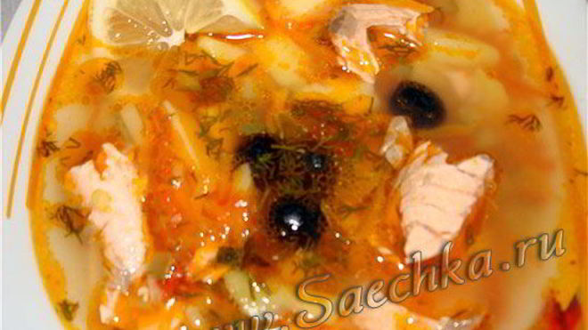 Рецепт Рыбной солянки в скороварке