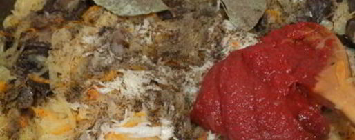 Шаг 10: солянки из квашенной капусты с грибами