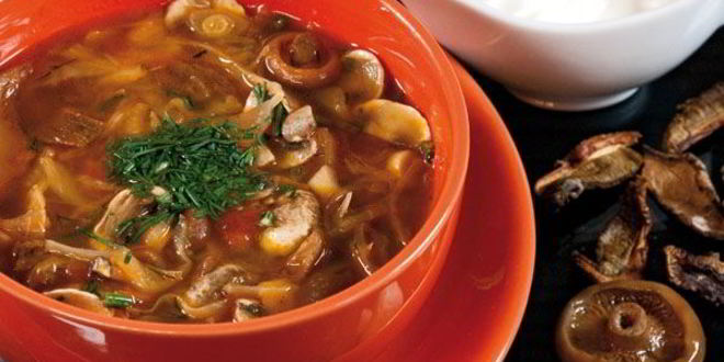 Рецепт солянки из квашеной капусты с грибами