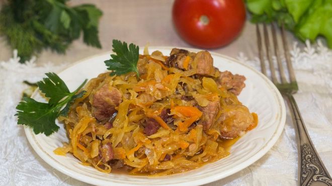 Рецепт Солянки из квашеной капусты с мясом
