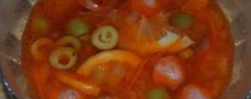 Шаг 6: солянки из сосисок