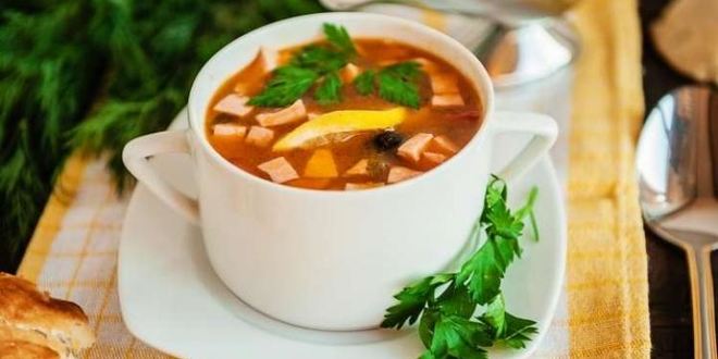 Рецепт солянки из свинины