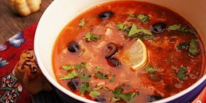Рецепт солянки куриной