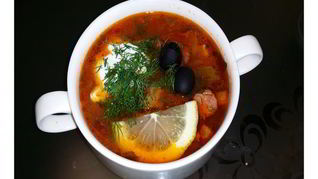 Рецепт Солянки мясной для ленивых