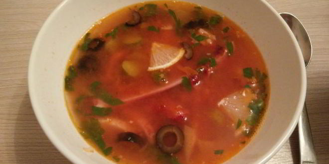 Рецепт солянки мясной сборной