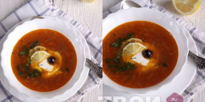 Рецепт солянки мясной