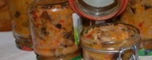 Шаг 3: солянки на зиму в банках с грибами