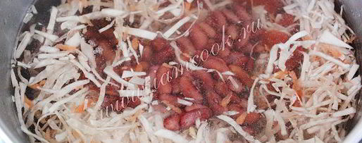 Шаг 3: солянки с фасолью