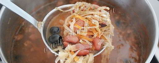 Шаг 6: солянки с фасолью