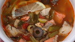 Рецепт Солянки с креветками