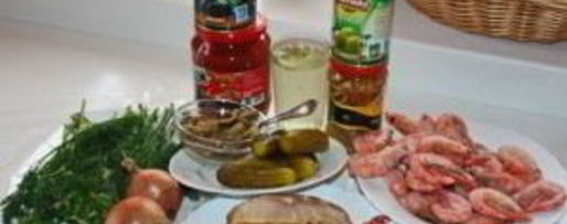 Шаг 1: солянки с креветками