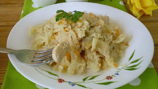 Рецепт Солянки с курицей и капустой