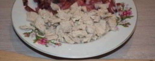 Шаг 5: солянки с курицей и колбасой