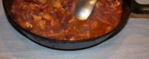 Шаг 7: солянки с курицей и колбасой