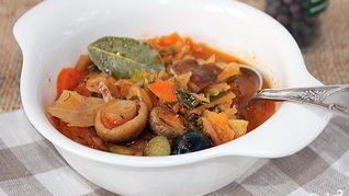 Рецепт Солянки с шампиньонами