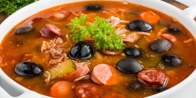 Рецепт солянки сборной мясной