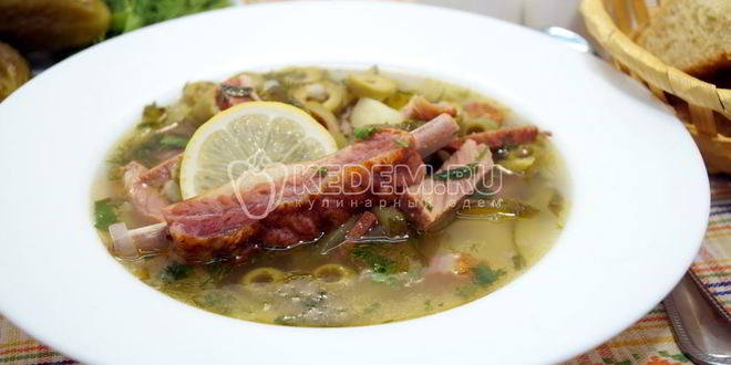 Рецепт солянки сборной