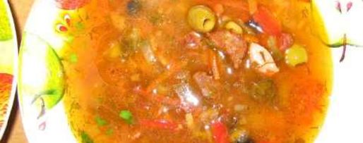 Шаг 68: солянки в горшочке