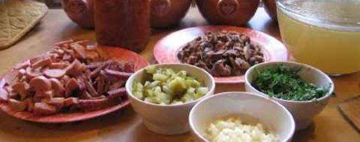 Шаг 46: солянки в горшочке