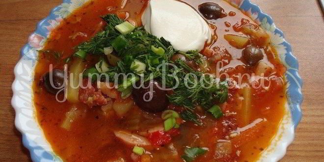 Рецепт солянки в мультиварке