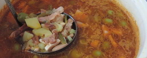 Шаг 5: супа-солянки обедаем дома