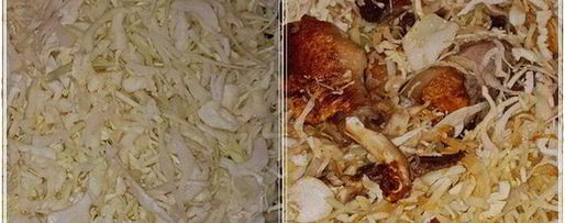 Шаг 11: утки с капустой