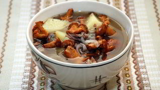 Рецепт Супа из грибов лисичек