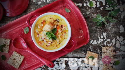 Рецепт Супа из консервированной горбуши