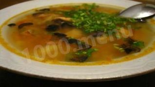 Рецепт Супа из креветок и кальмаров