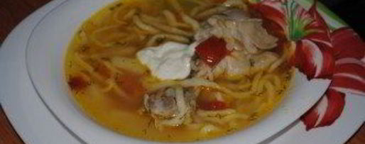 Шаг 7: супа из лапши