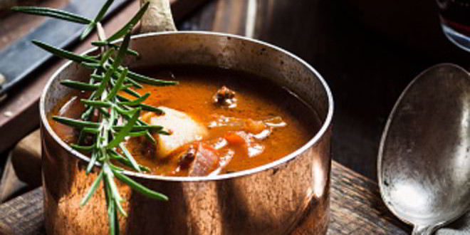 Рецепт супа из мяса на косточке